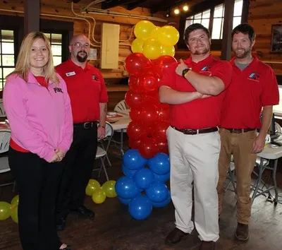iShine Productions team at a community leadership event