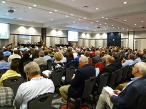 Wind energy conference with large engaged audience